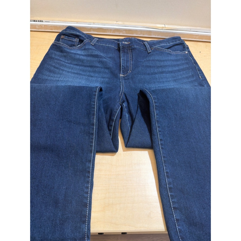 Bandolino Mandie Skinny Jeans Dark Wash Blue High Rise Denim Size 16‎
